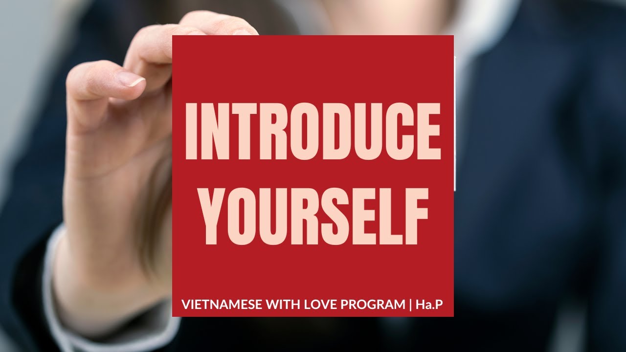 #1 Introduce yourself - YouTube