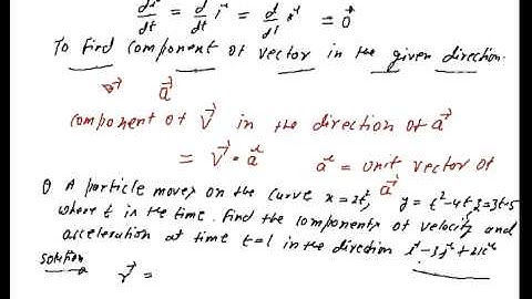 Introduction to Vector Calculus & Vector Function