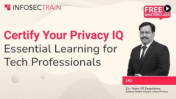 Certify Your Privacy IQ: Essential Learning for CIPT  | CIPT – Introduction and Coverage