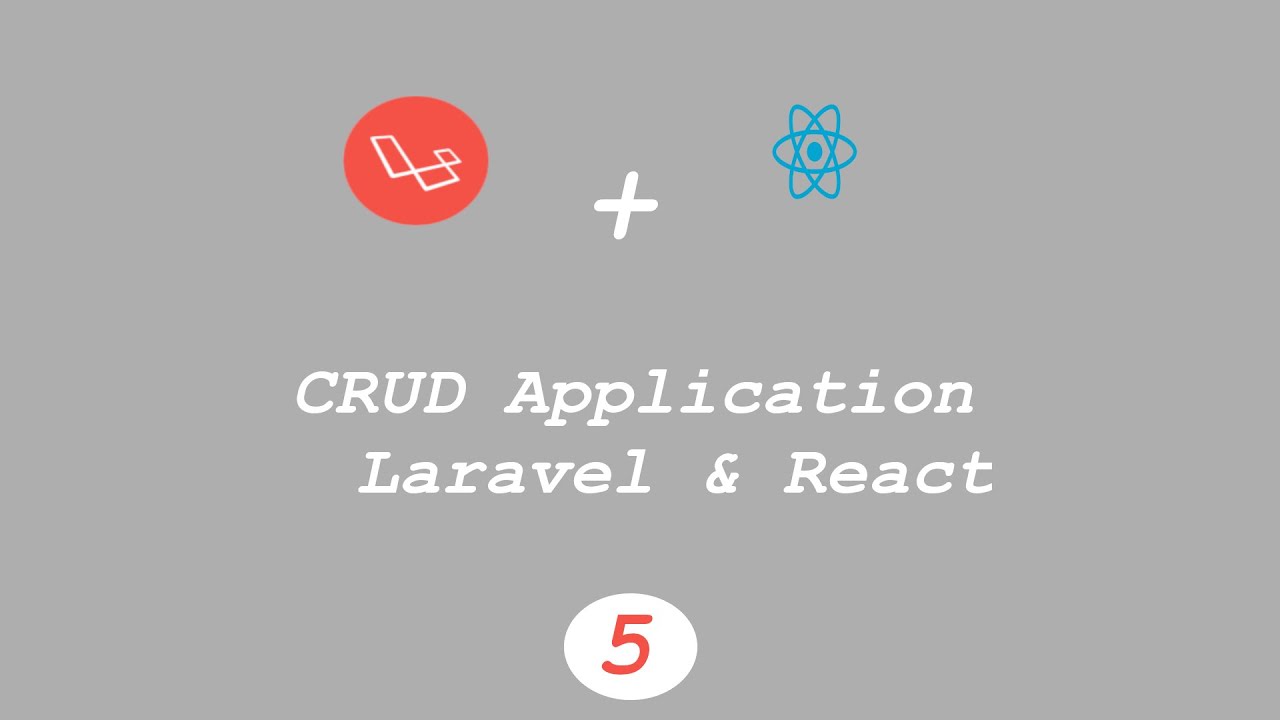 หนังสือ laravel 5  Update New  CRUD Application using #Laravel \u0026 #React (adding contacts)
