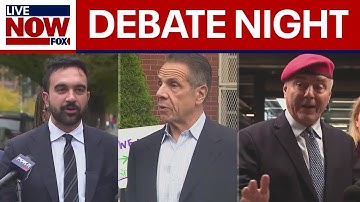 NYC mayoral race: Mamdani, Cuomo, Sliwa to debate Thursday | LiveNOW from FOX