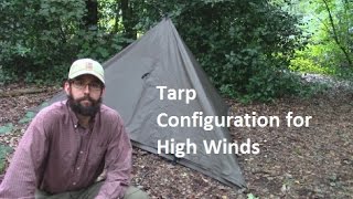 High Wind Tarp Configuration