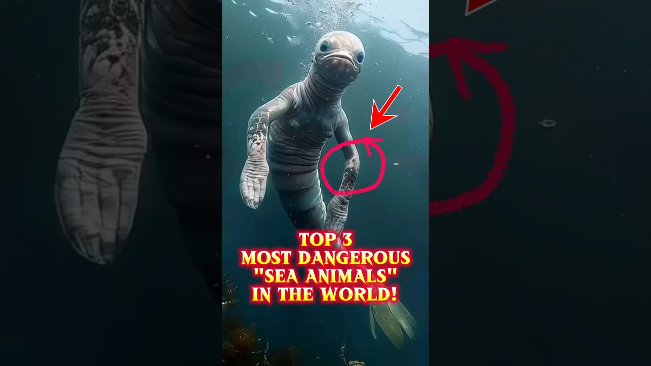 Top 3 Most Dangerous Sea Animals in the World, and the last one will Shocked you!😲 