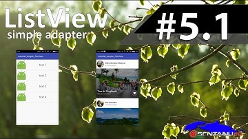Tutorial Android Studio #5 1 membuat listview simple adapter lanjutan