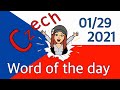 Had Czech Word of the Day