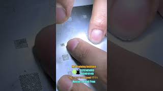 IPHONE IC Nand IC Reballing by Student #5g #android #mobilerepairingcourse #cr7 #iphone #nandic
