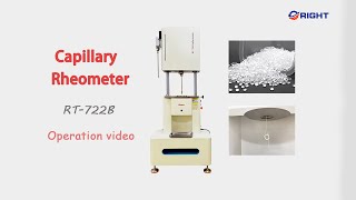 Capillary Rheometer Operation Video (RT-722B)