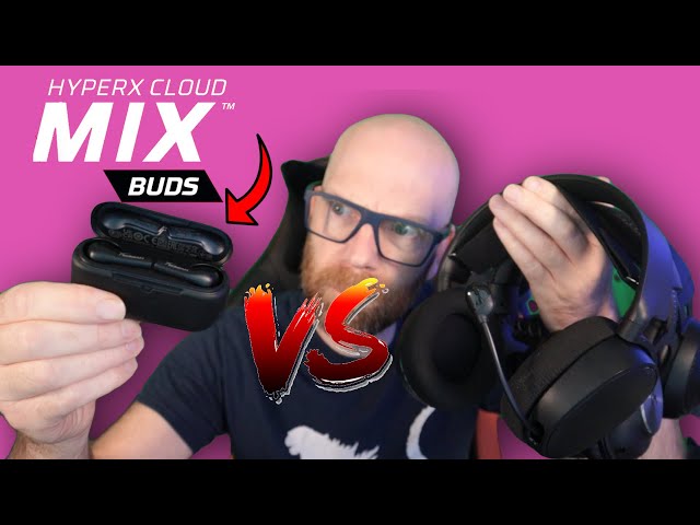 Беспроводные вакуумные TWS наушники HyperX Cloud MIX Buds WL Black