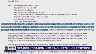 OPA investigation into former SPD chief's CHOP response