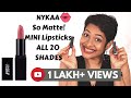 Nykaa So Matte Mini लिपस्टिक - All 20 Shades | JoyGeeks |