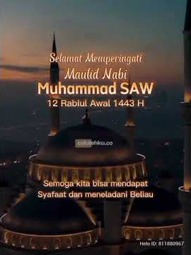 Story'wa sholawat nabi 30 detik!!