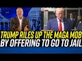 Fake martyr trump offers to go to jail any day after violating gag order again