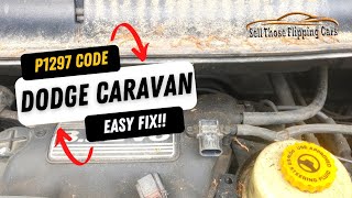 P1297 engine code fix Made EASY on a 2003 Dodge Caravan