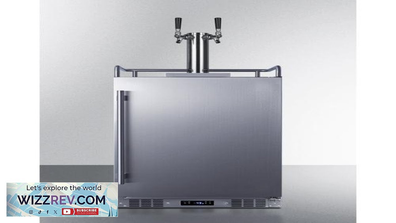 Summit 24" Wide Built In Outdoor Beer & Wine Kegerator