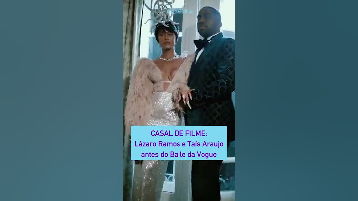 CASAL DE FILME: Lázaro Ramos e Taís Araujo antes do Baile da Vogue 💃🏿 #shorts