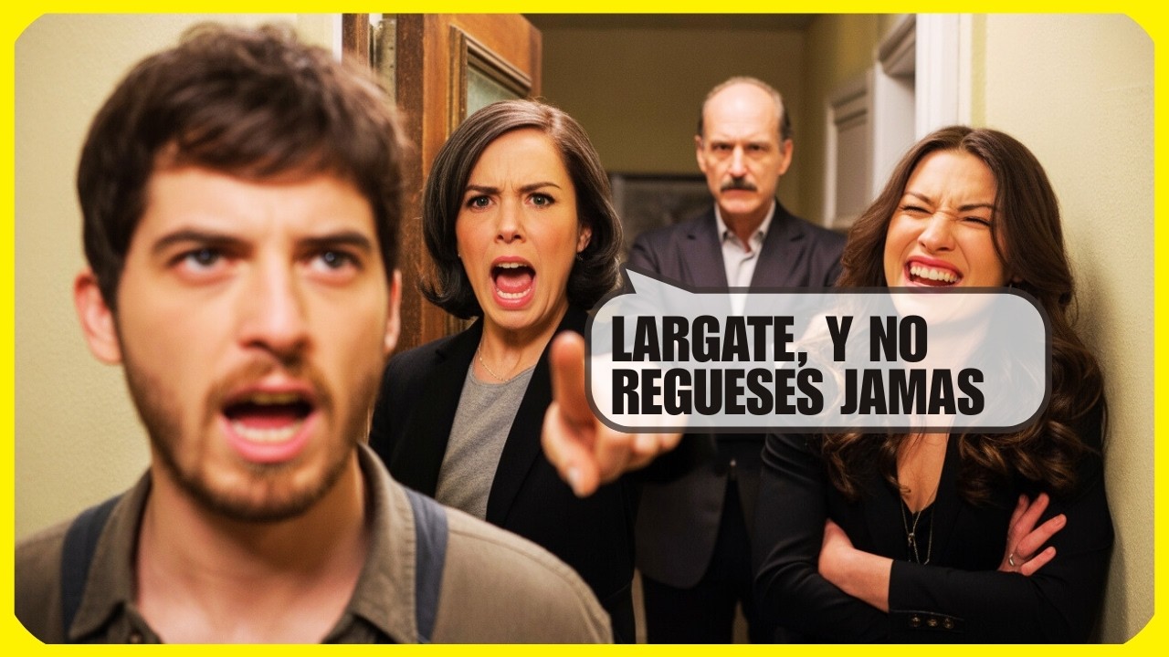 Mi madre dijo: Desde este momento ya no eres parte de la familia, vete y no regreses jamás, mientras