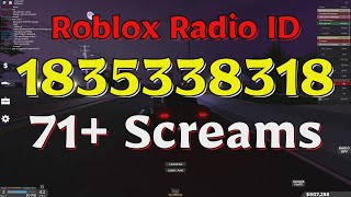 Screams Roblox Radio Codes/IDs