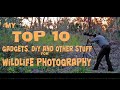 My TOP 10 gadgets, DIY and other stuff for wildlife photography