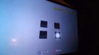 PS2 BROWSER WITH 8 MEMORY CARDS AND A DISC ICON