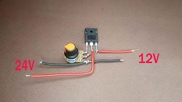 24v To 12v DC Converter || New Electronics Project