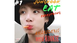 Video kompilasi saat Jungkook makan|| Jungkook eating compilation #btsjungkook