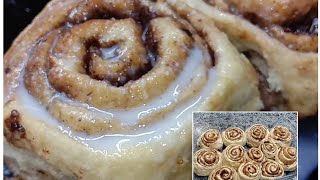 سينابون صيامي نباتي Vegan cinnamon roll | اكلات صيامي | اكلات نباتيه | معجنات صيامي