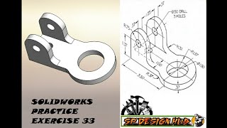 SOLIDWORKS PRACTICE EXERCISE 33 || Solidworks Tutorial Net Worth