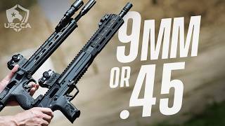 Navy SEAL: Should You Pick 9mm or .45 Pistol Caliber Carbine?