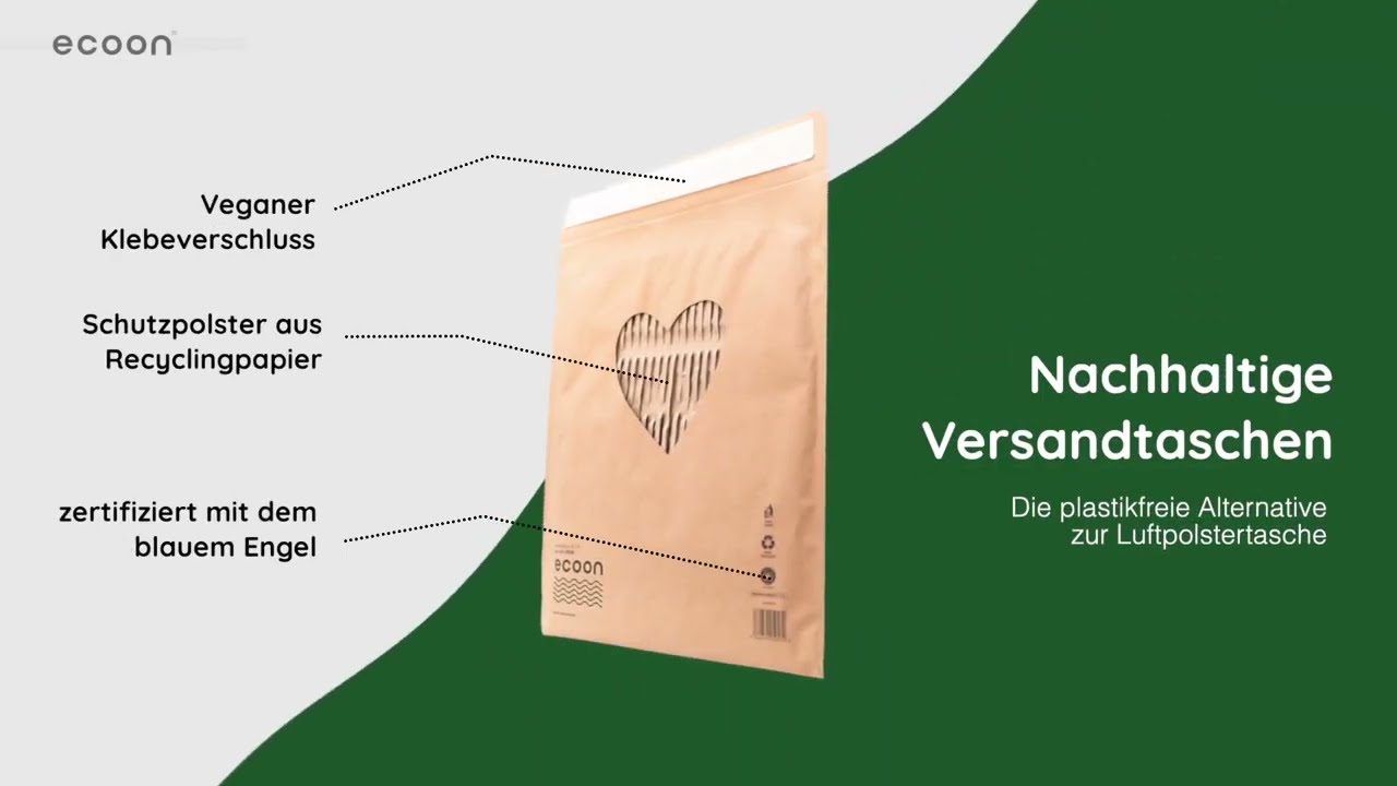Versandtaschen aus Papier von ecoon
