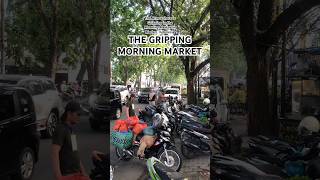 The atmosphere is gripping in the morning market in Medan, Indonesia