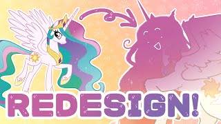 redesigning my little pony characters! ✧ speedpaint & commentary ♡