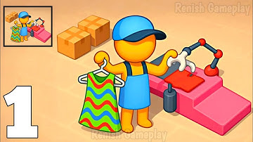 My Fashion Factory - Gameplay Walkthrough Part 1 - Design Clothes Show Style (Android, iOS)