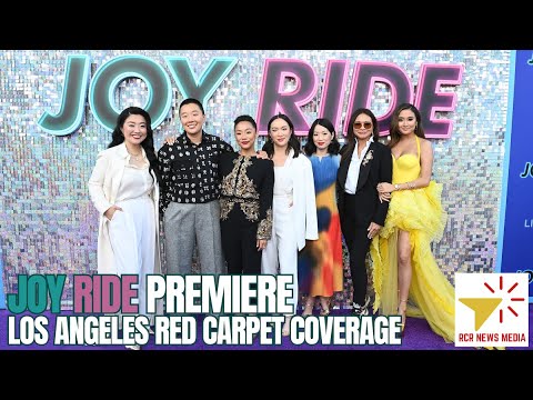 #JoyRideMovie LA Premiere Red Carpet: Ashley Park, Sherry Cola, Stephanie Hsu, Sabrina Wu + Creators