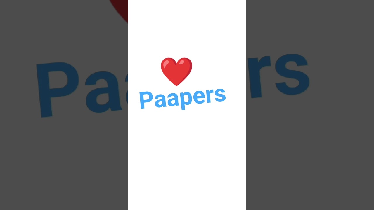 Paapers Logo not Pampers