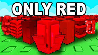 Planting Only ONE COLOR SEEDS in Roblox Grow A Garden!