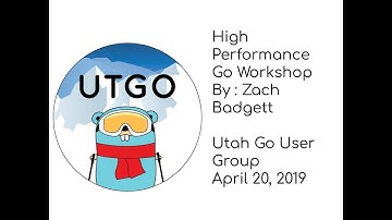 High Performance Go Workshop