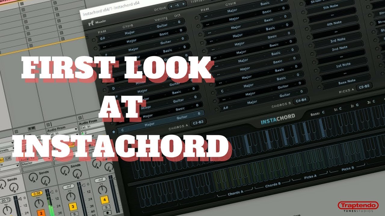 INSTCHORD IC-30 WH（FIRST LOOK AT INSTACHORD MUSIC THEORY PLUGIN）
