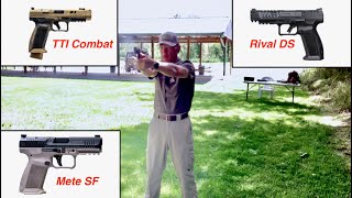 Canik TTI Combat vs Rival DS & Mete SF on the Range!