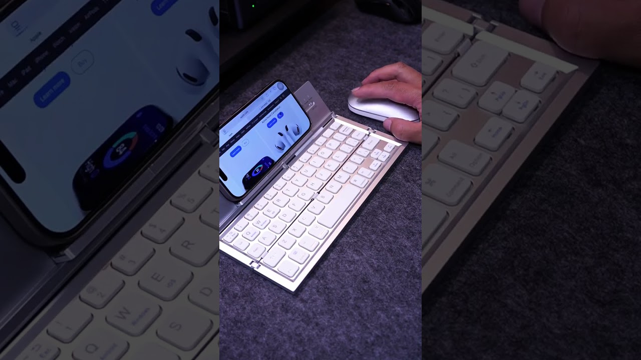 A keyboard that fits in your pocket,  