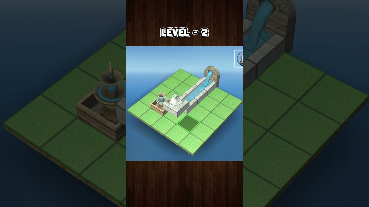 Flow Water Fountain 3D Puzzle – A Mind-Bending Challenge | level-2 | 