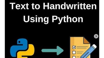 How To Convert Text To HandWriting Using Python Tutorial
