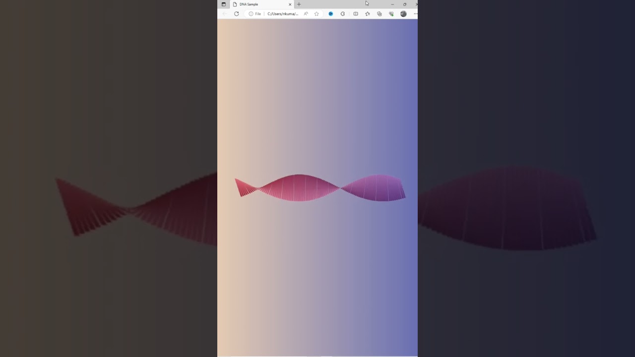 DNA stripe animation in Sass