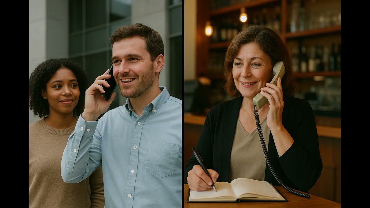 English Listening & Reading | Dinner decisions & reservation | A2