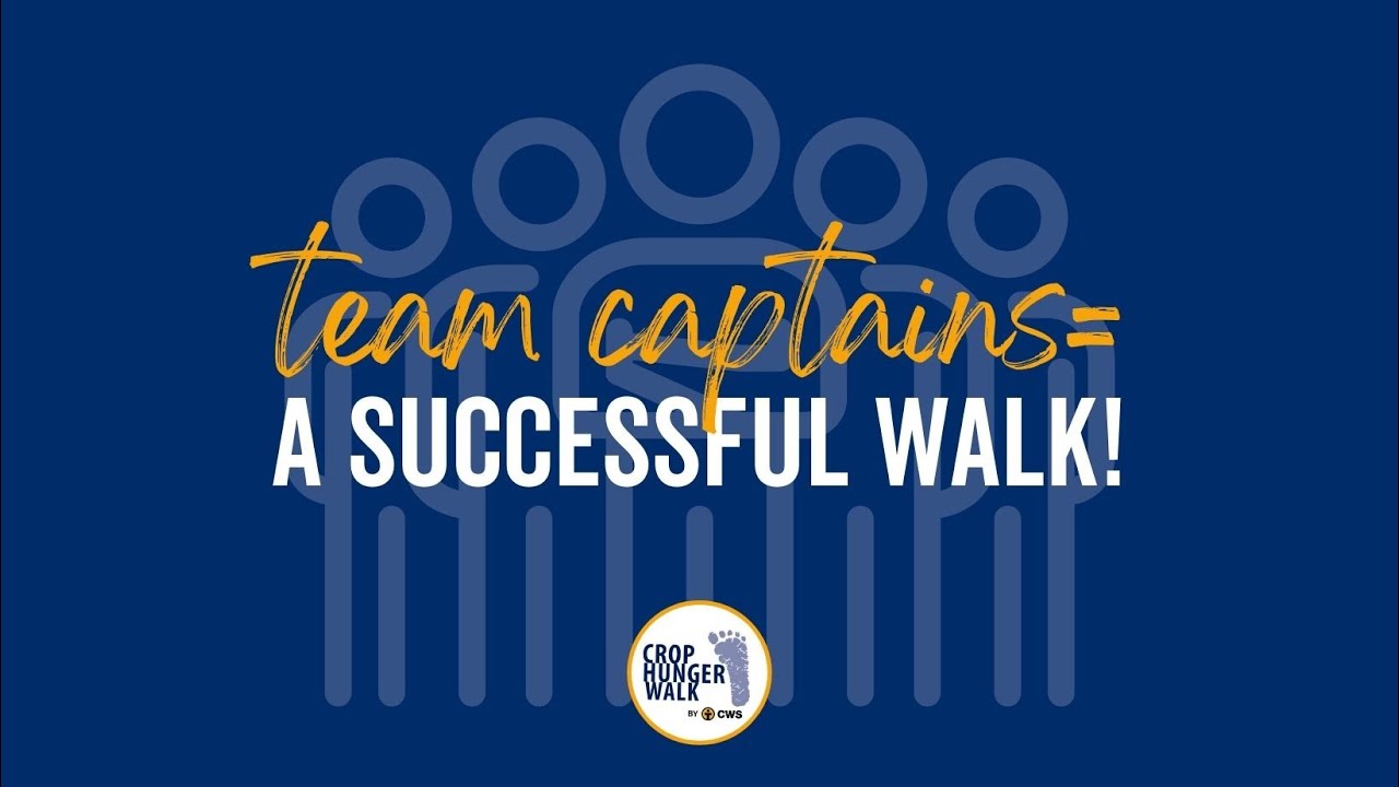 Team Captains = A Successful Walk - YouTube