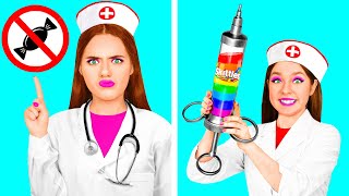 How To Sneak Food Into Hospital | Easy Secret Hacks and Gadgets by TeenChallenge