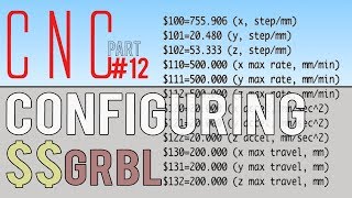 First DIY CNC build (part 12) - Configure $$ GRBL on ARDUINO uno TUTORIAL