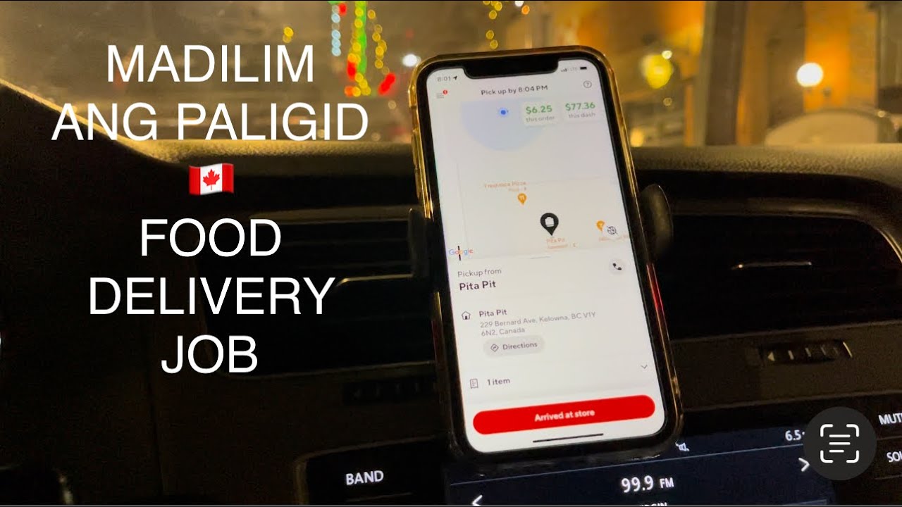 Panggabi Food Delivery Job Buhay Canada YouTube