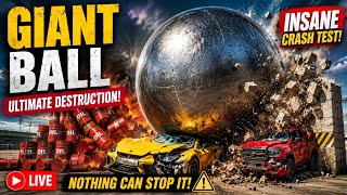 🔴 LIVE: Giant Ball vs Everything! Ultimate Destruction Compilation 😱 screenshot 5