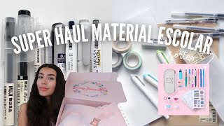 SUPER HAUL MATERIAL ESCOLAR 2022-23 + SORTEO INTERNACIONAL | ft. StationeryPal