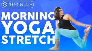 20 minute Morning Yoga Stretch 💙 Full Body Yoga for All Levels screenshot 3
